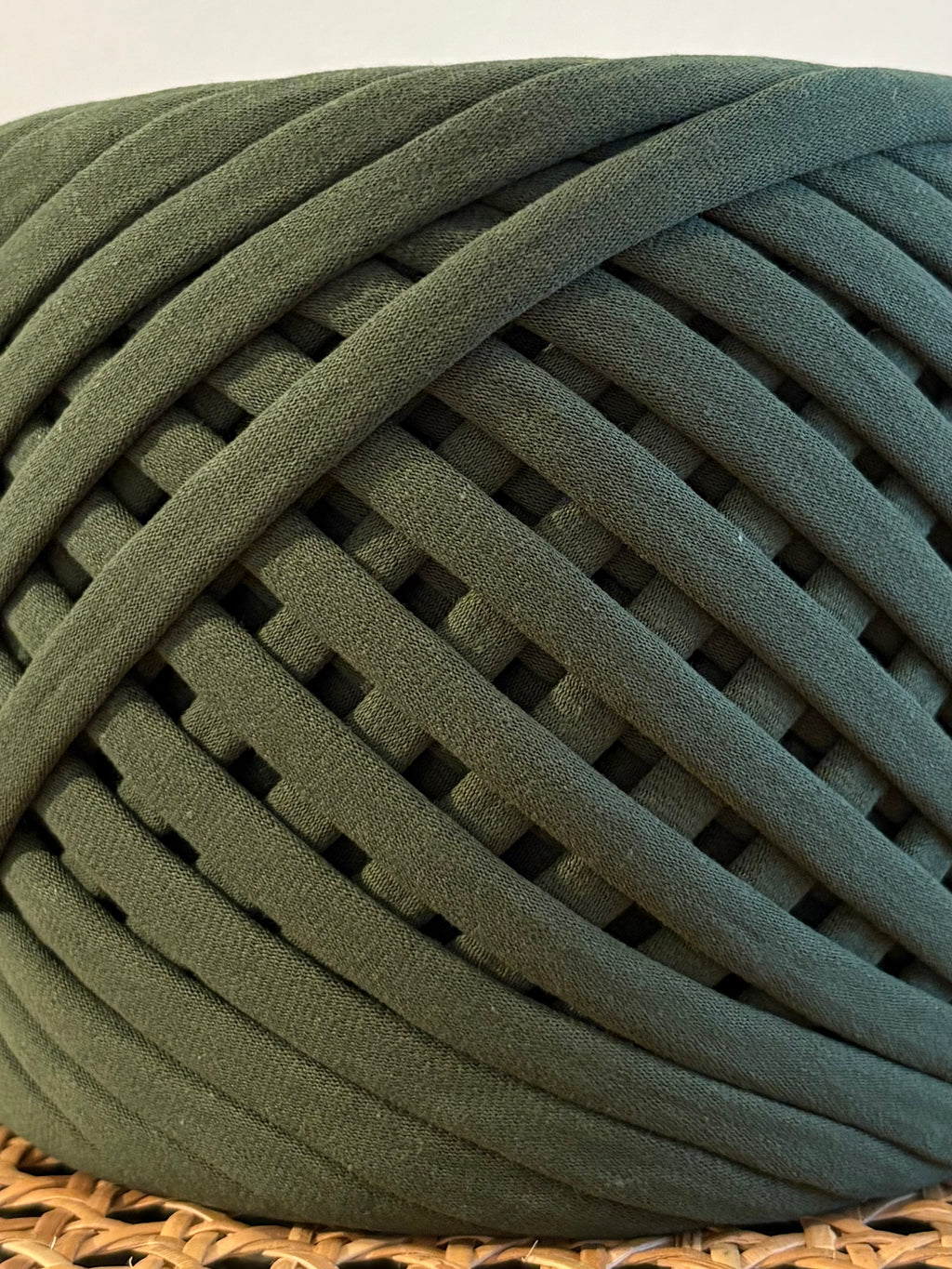 Cotton T-Shirt Yarn: Olive