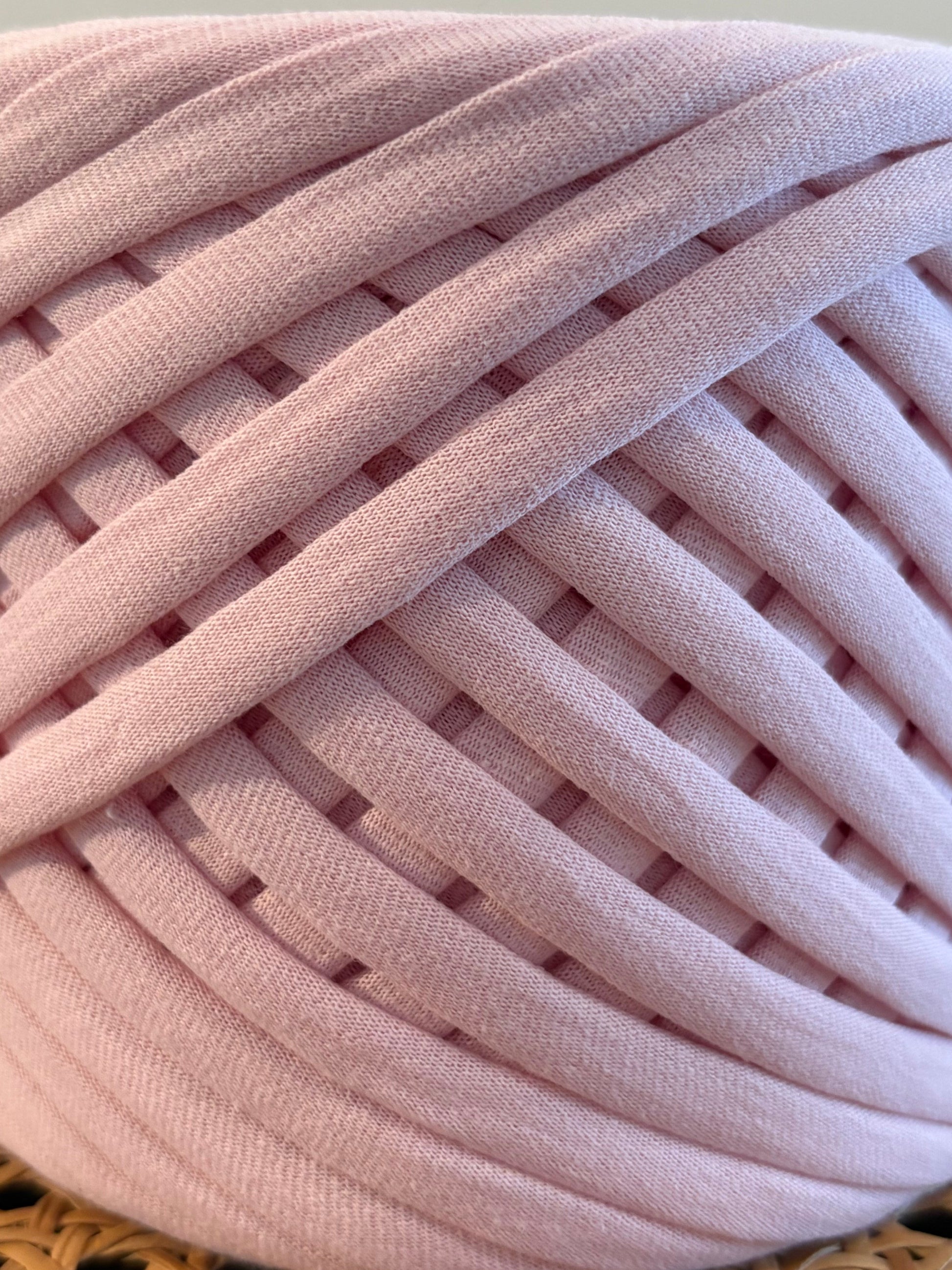 Cotton T-Shirt Yarn: Baby Pink