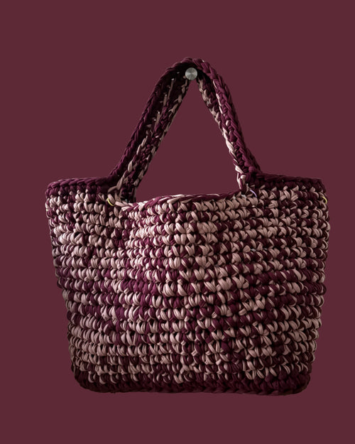 CARMELA • Burgundy & Cream (M)