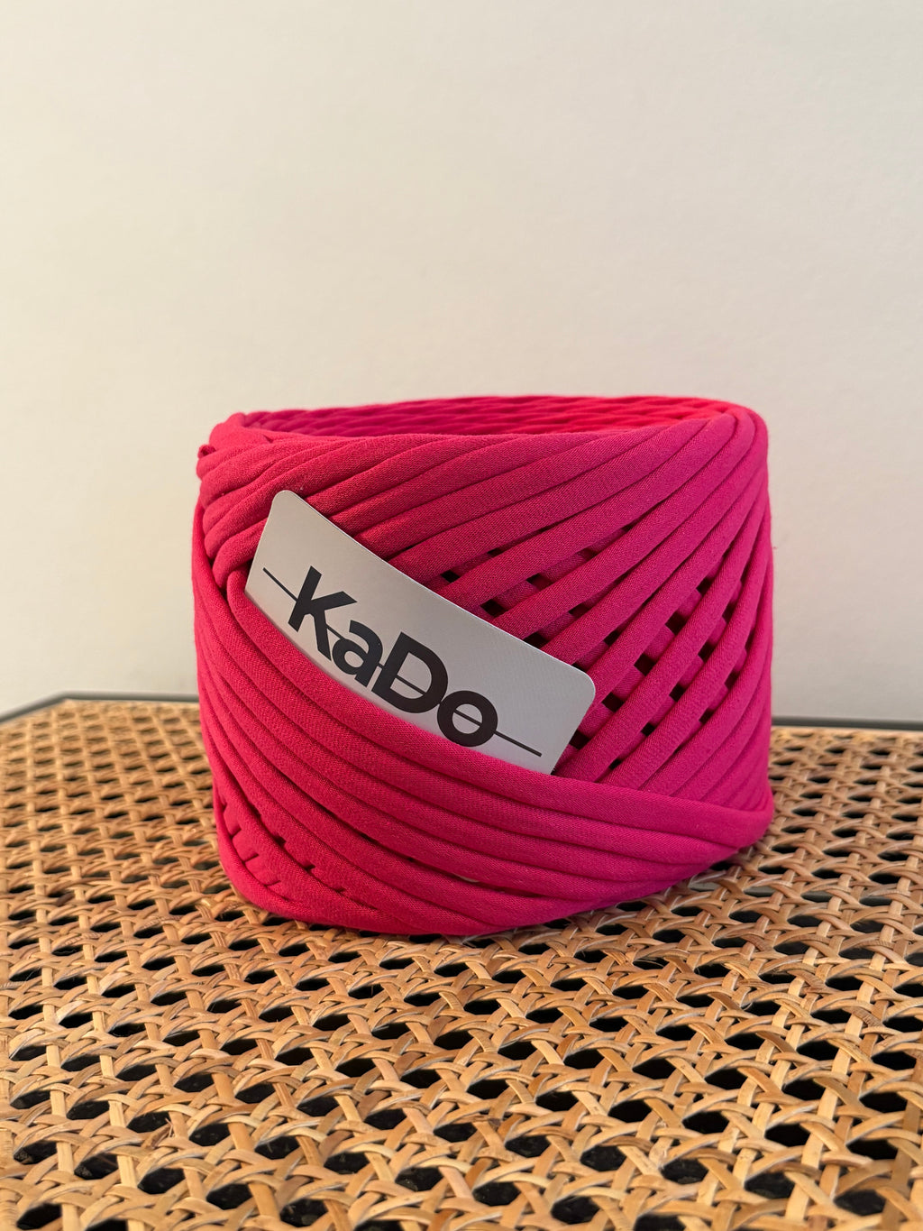 Cotton T-Shirt Yarn: Hot Pink