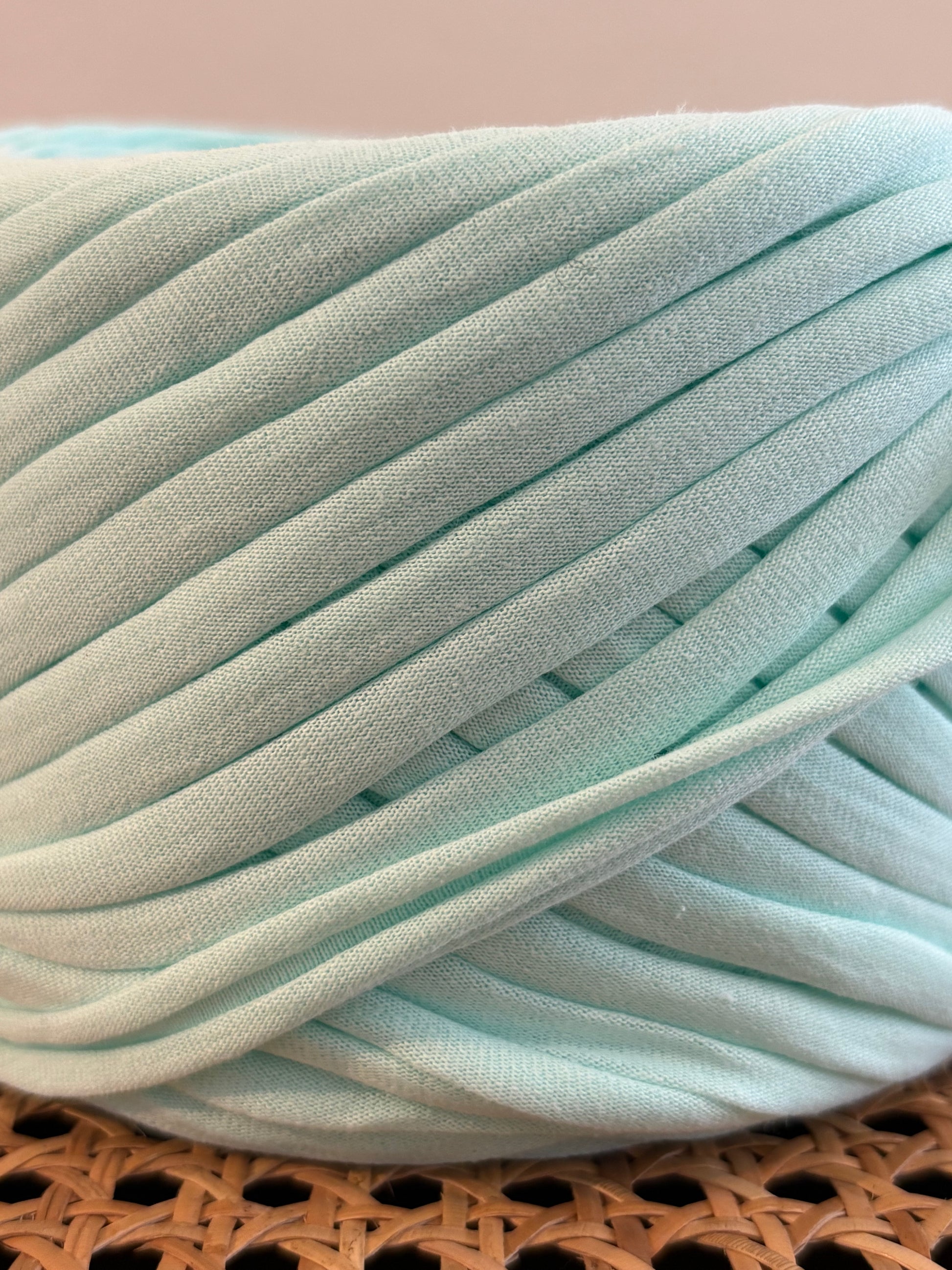 Cotton T-Shirt Yarn: Mint