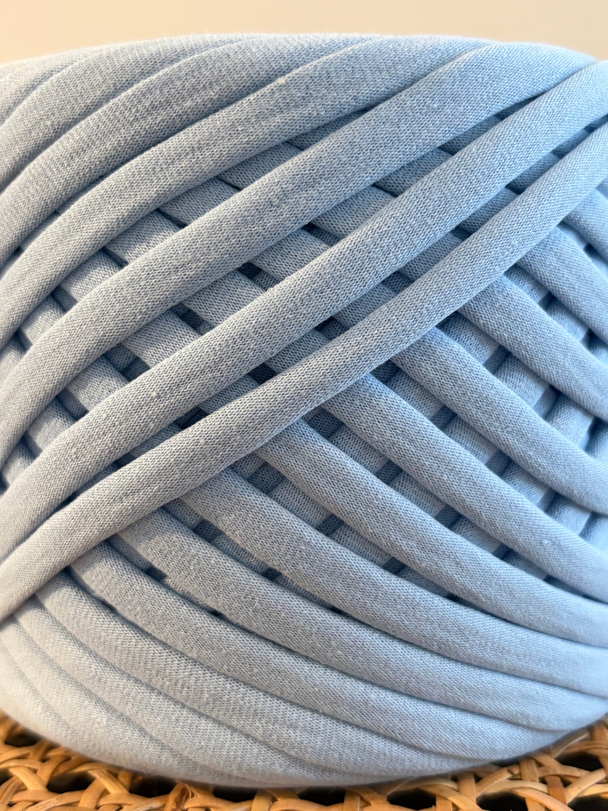 Cotton T-Shirt Yarn: Sky Blue